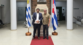 Intendente Metediera recibió al nuevo Embajador de Cuba en Uruguay