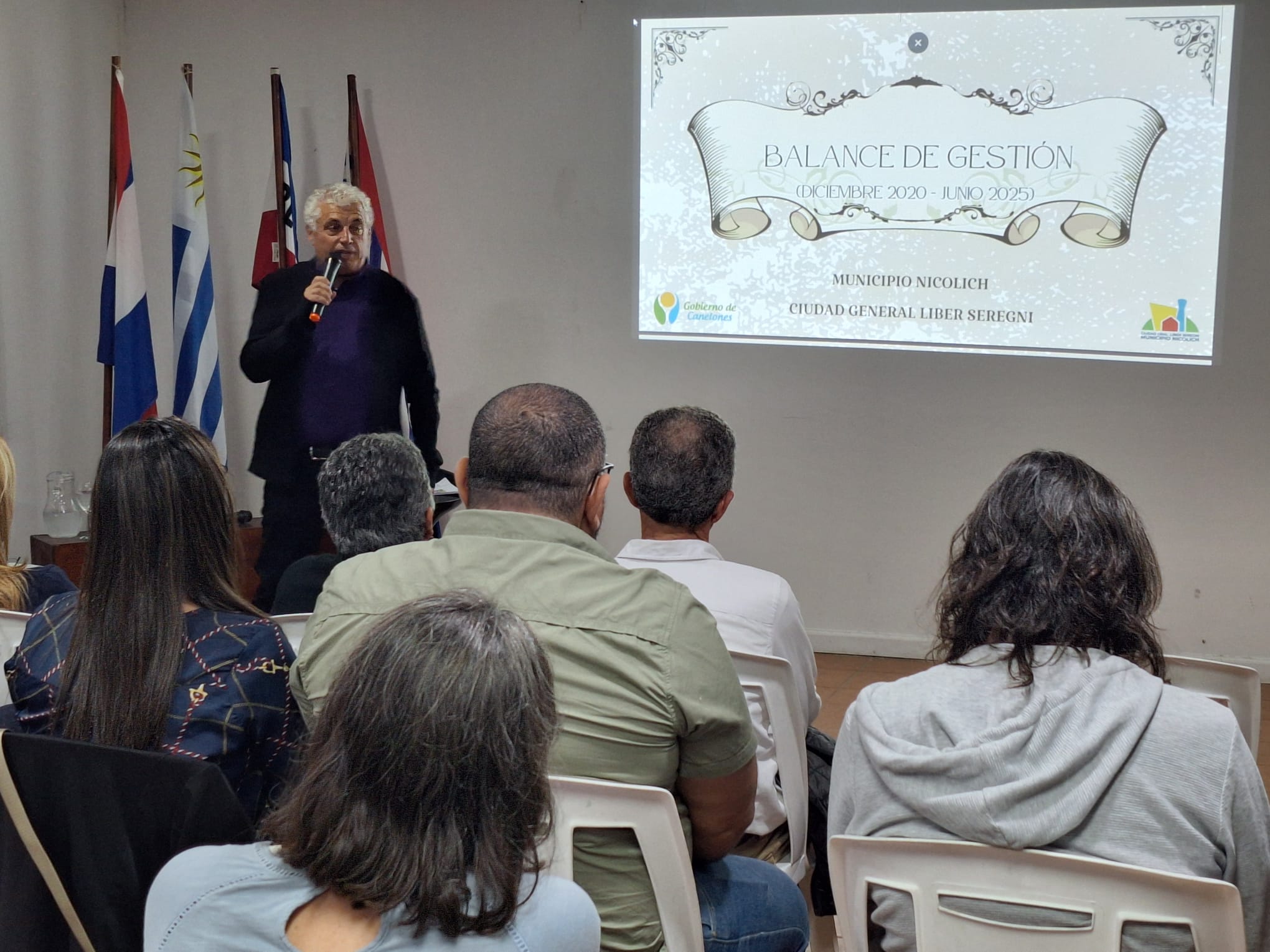 Municipio Nicolich – Ciudad Líber Seregni presentó en Audiencia Pública su balance de gestión