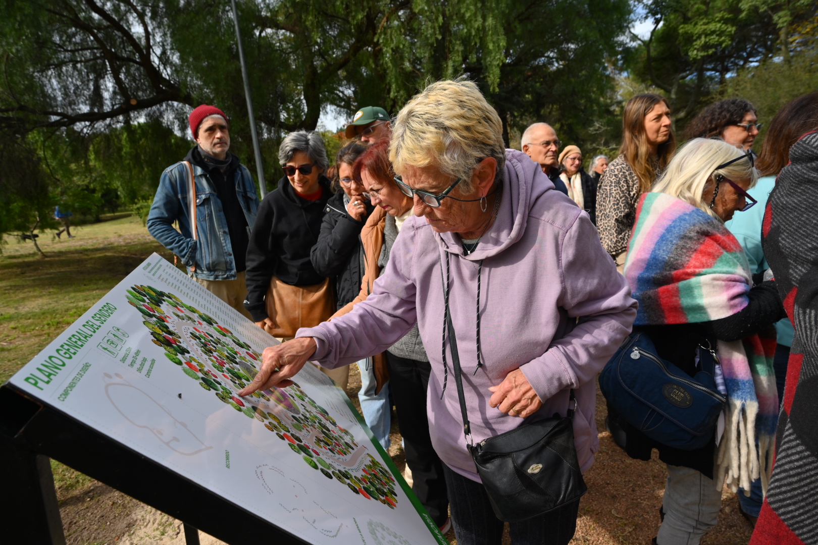 Se realizó la presentación pública del Sendero de la Memoria en el Parque Roosevelt