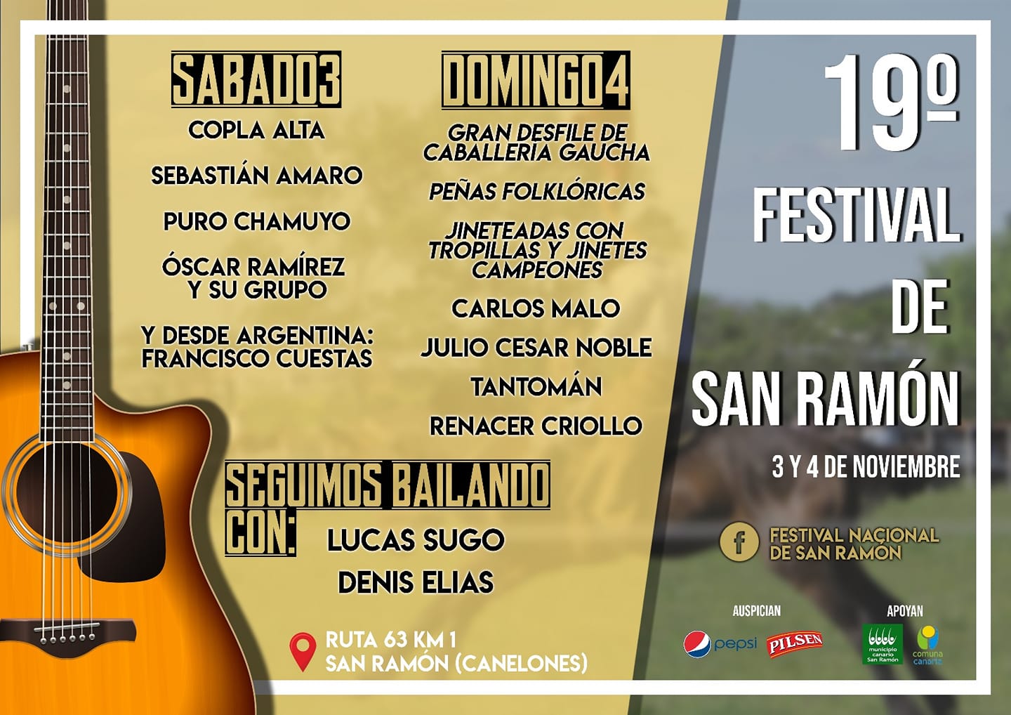 19° Festival de San Ramón Intendencia de Canelones