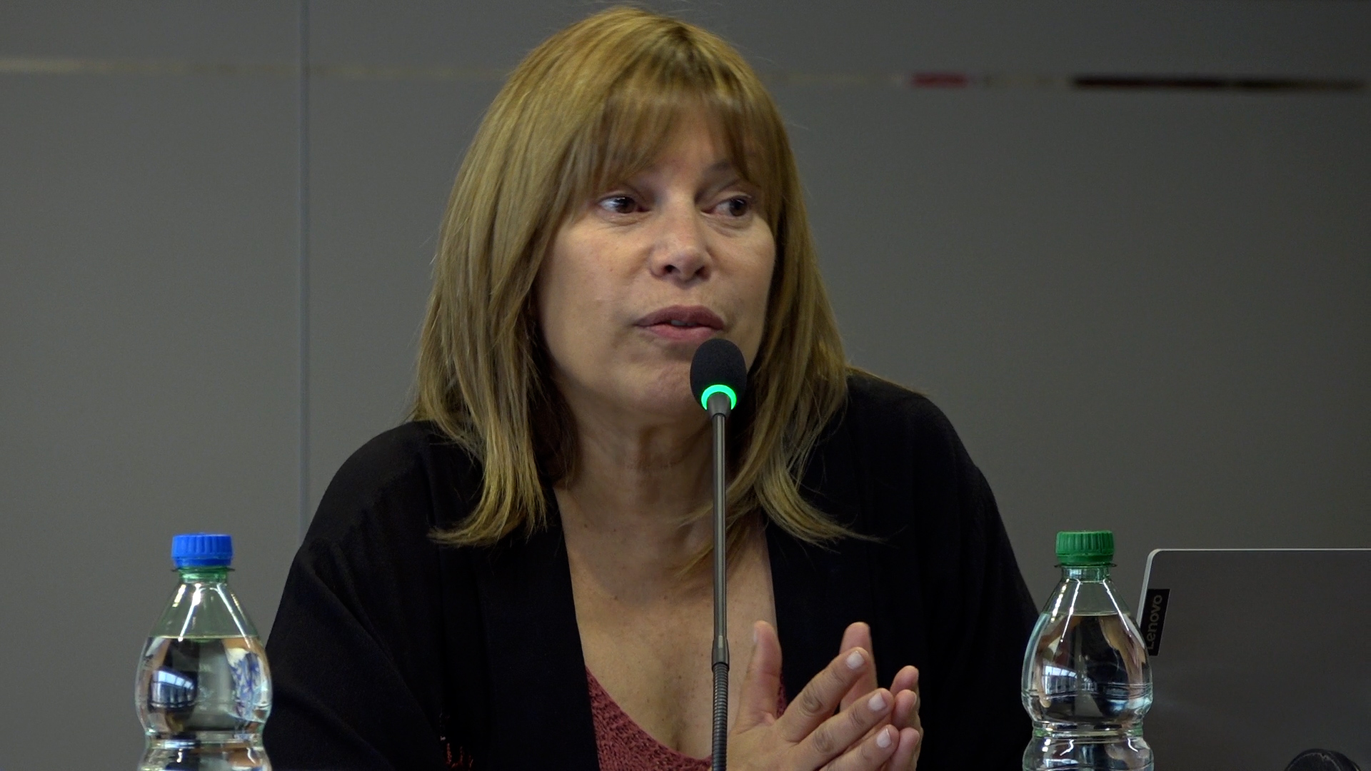 Directora General de Desarrollo Humano del Gobierno de Canelones, Prof. Gabriela Garrido, en el conversatorio Primera infancia y políticas públicas: el aporte de experiencias territoriales exitosas Directora General de Desarrollo Humano del Gobierno de Canelones, Prof. Gabriela Garrido, en el conversatorio Primera infancia y políticas públicas: el aporte de experiencias territoriales exitosas