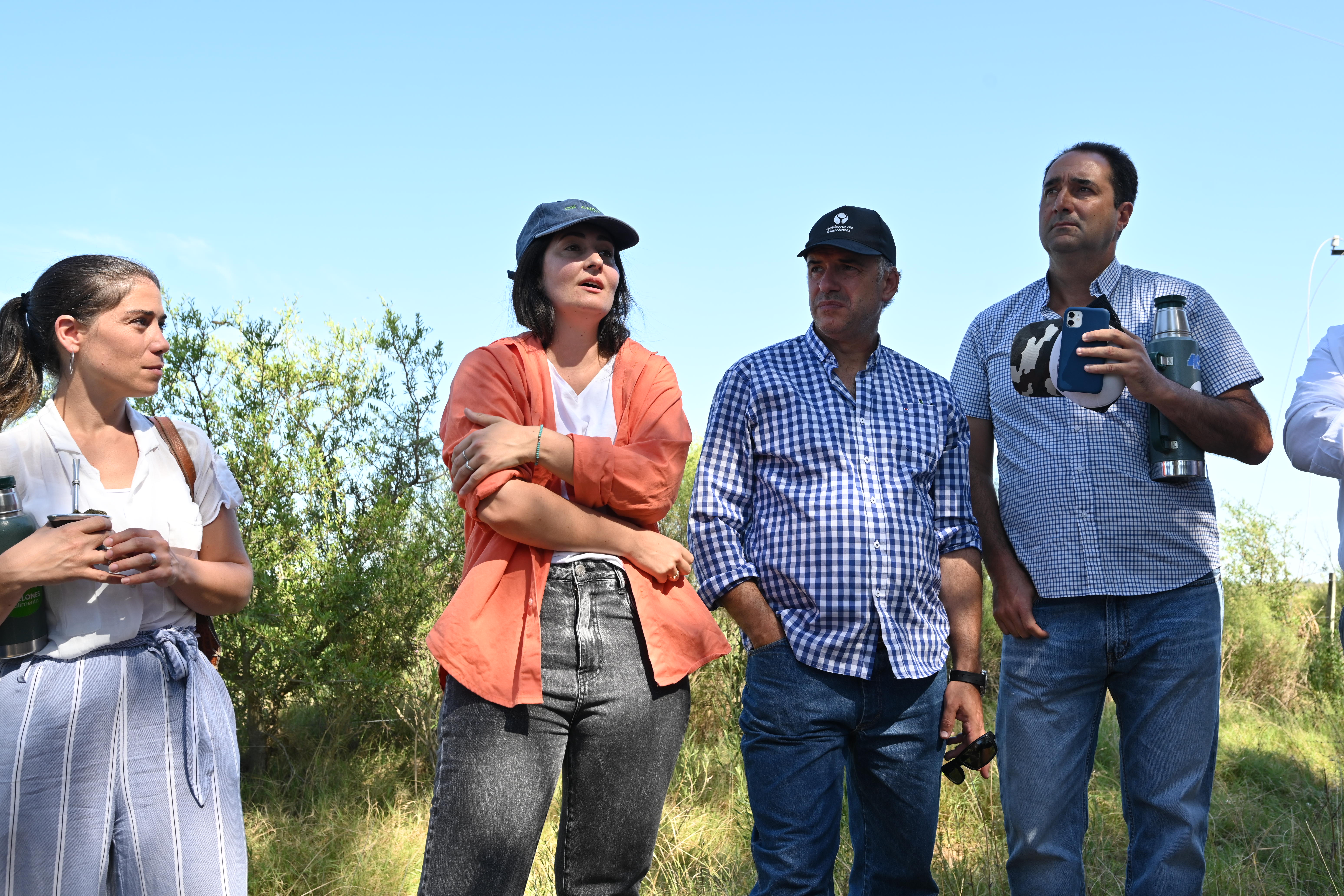 Intendente Orsi junto a autoridades nacionales y departamentales recorrieron el noreste y santoral canario evaluando el déficit hídrico 