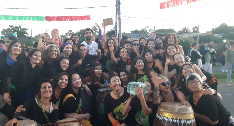 Llamadas Otoñales de Ciudad de la Costa. La comparsa La Fauna Candombe participa del desfile. Llamadas Otoñales de Ciudad de la Costa. La comparsa La Fauna Candombe participa del desfile.