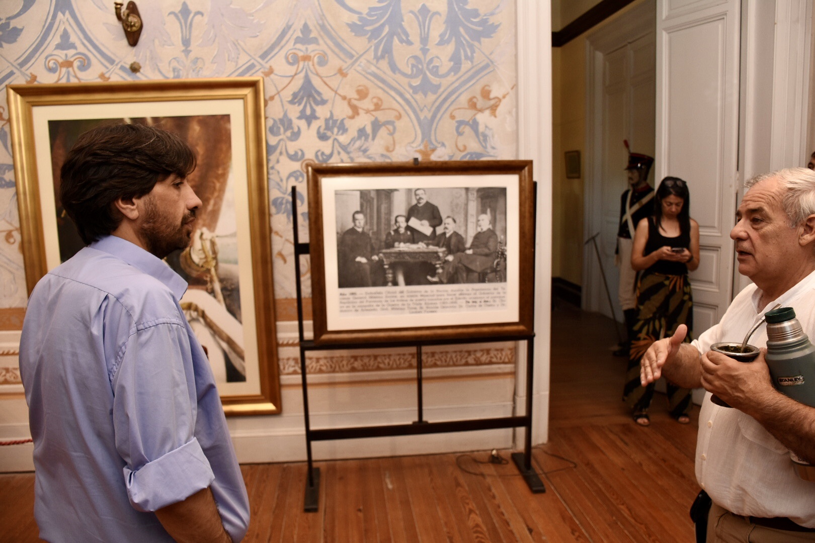Intendente interino, Marcelo Metediera, y Director de Desarrollo Turístico, Horacio Yanes, en recorrida por el Museo Casona del General Máximo Tajes, Los Cerrillos. Intendente interino, Marcelo Metediera, y Director de Desarrollo Turístico, Horacio Yanes, en recorrida por el Museo Casona del General Máximo Tajes, Los Cerrillos.