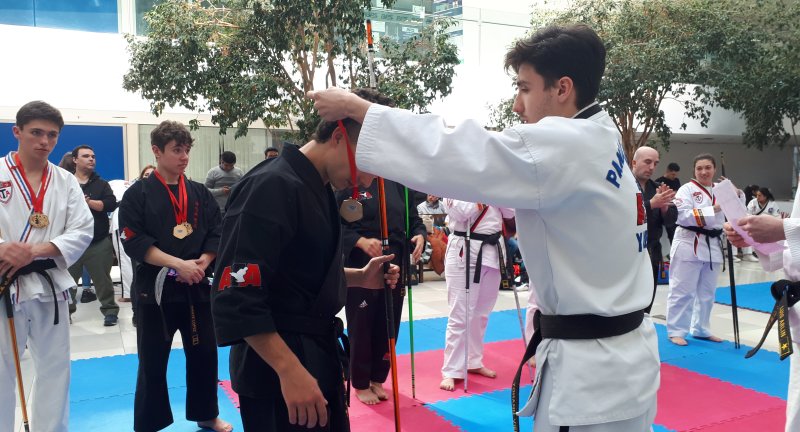 Con grán éxito, la academia de artes marciales ATA Uruguay celebró un torneo de cinturones negros en el Centro Civico Costa Urbana Con grán éxito, la academia de artes marciales ATA Uruguay celebró un torneo de cinturones negros en el Centro Civico Costa Urbana