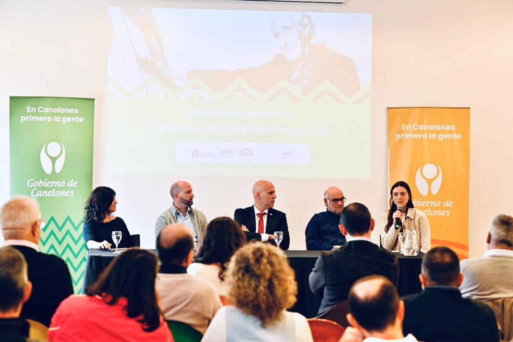 Se realizó el lanzamiento de ciclo teatral en homenaje a Atahualpa del Cioppo que recorrerá todo el departamento Se realizó el lanzamiento de ciclo teatral en homenaje a Atahualpa del Cioppo que recorrerá todo el departamento