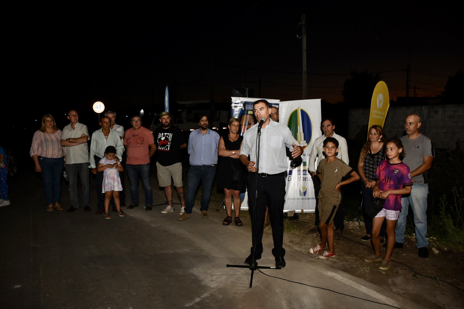 Inauguración de luminarias en La Paz Inauguración de luminarias en La Paz