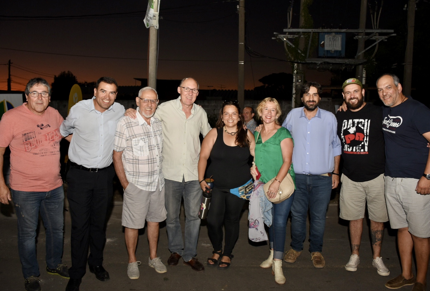 Inauguración de luminarias en La Paz Inauguración de luminarias en La Paz