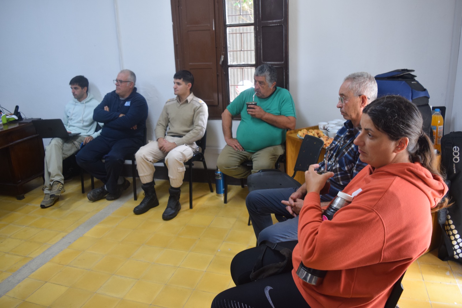 Reunión del CECOED en Aguas Corrientes Reunión del CECOED en Aguas Corrientes