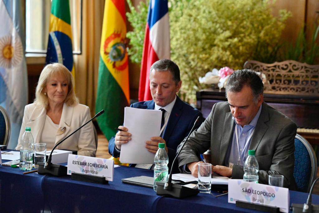 Asamblea de la XXVII Cumbre de Mercociudades realizada en la Sala Ernesto de los Campos de la Intendencia de Montevideo 