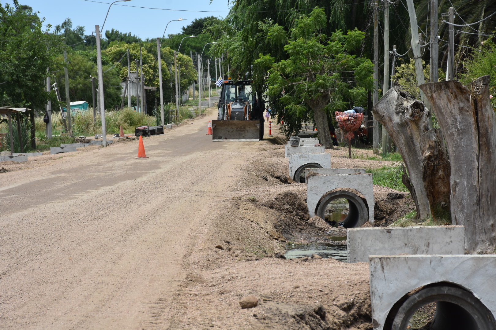 Calle Los Paraísos previo a intervención Calle Los Paraísos previo a intervención