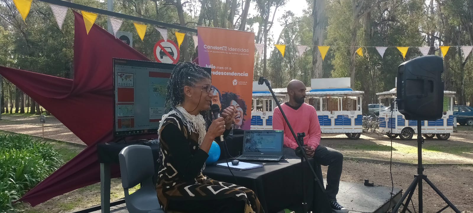 Con la participación de diferentes colectivos se llevó a cabo el lanzamiento departamental del Mes de la Afrodescendencia en el parque Roosevelt Con la participación de diferentes colectivos se llevó a cabo el lanzamiento departamental del Mes de la Afrodescendencia en el parque Roosevelt