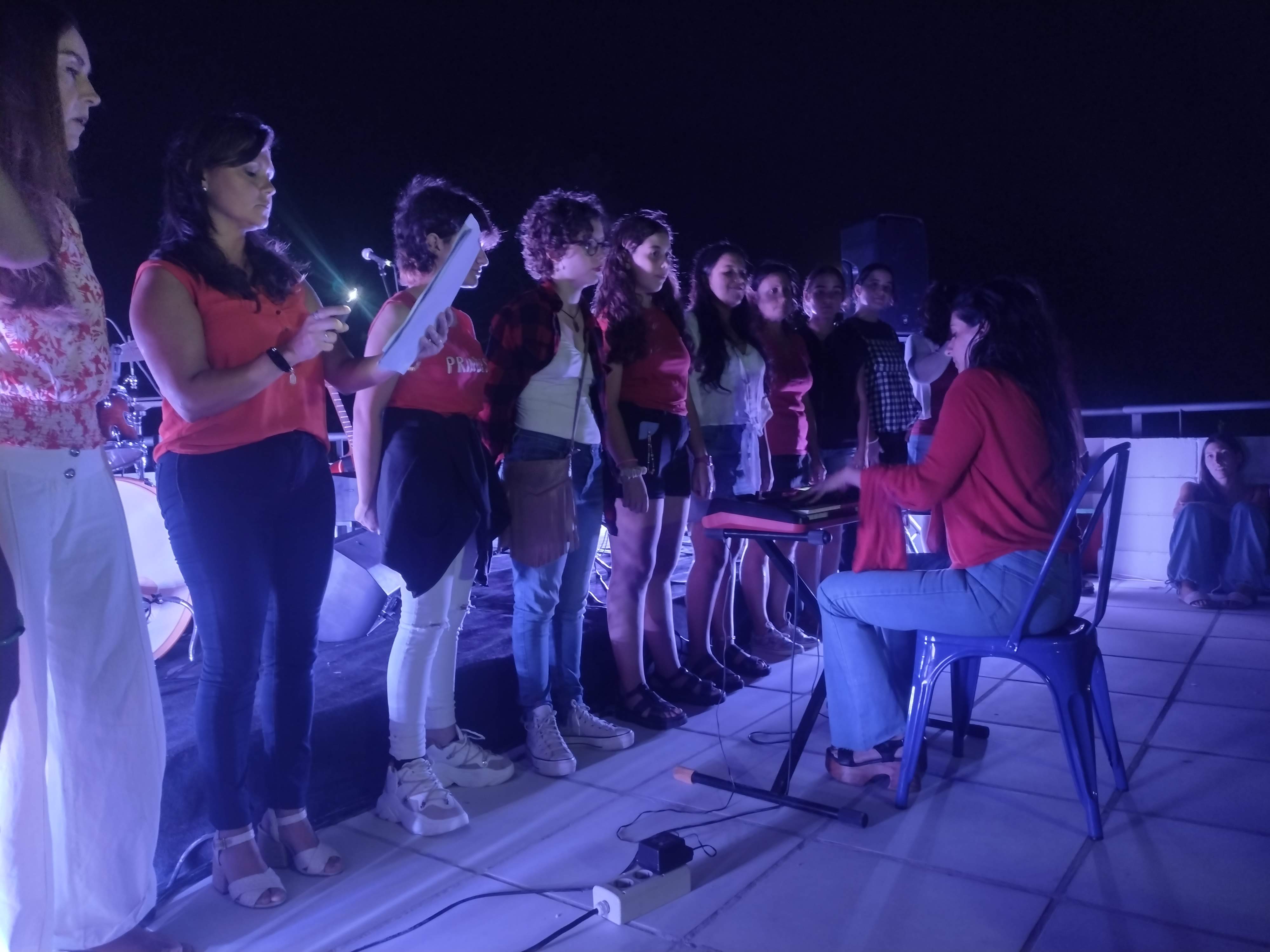 Se realizó un concierto Íntimo en la azotea de la Biblioteca de la Comisión Pro Fomento de Shangrilá Se realizó un concierto Íntimo en la azotea de la Biblioteca de la Comisión Pro Fomento de Shangrilá