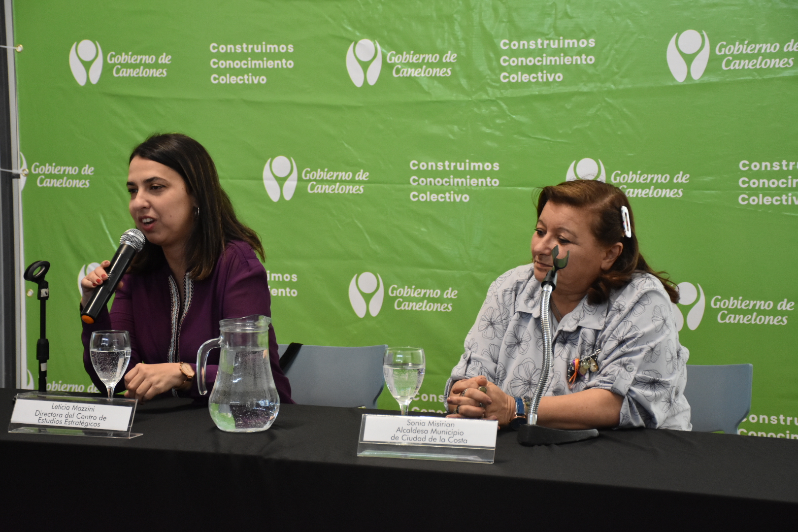 Directora Centro de Estudios Canarios Estratégicos, Leticia Mazzini y Alcaldesa Municipio de Ciudad de la Costa, Mtra. Sonia Misirián Directora Centro de Estudios Canarios Estratégicos, Leticia Mazzini y Alcaldesa Municipio de Ciudad de la Costa, Mtra. Sonia Misirián