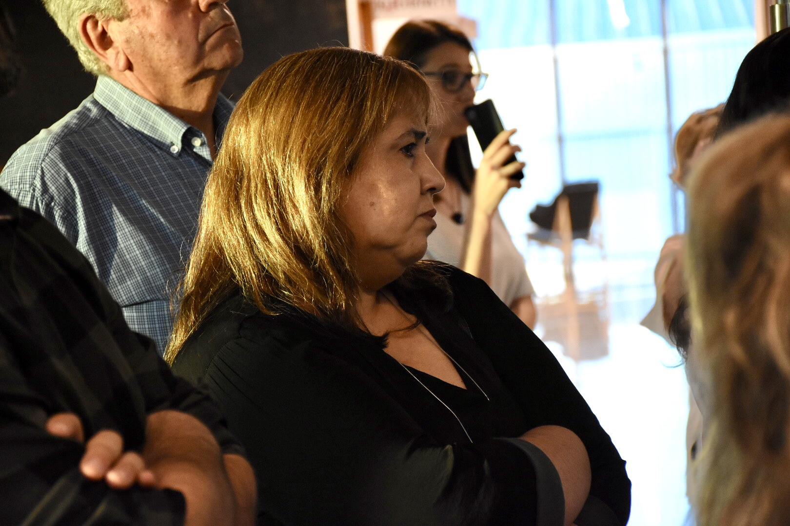 Directora de Salud de la Intendencia de Canelones, Aracelis Delgado, en la presentación del avance de obras del Centro de Rehabilitación del Sur 