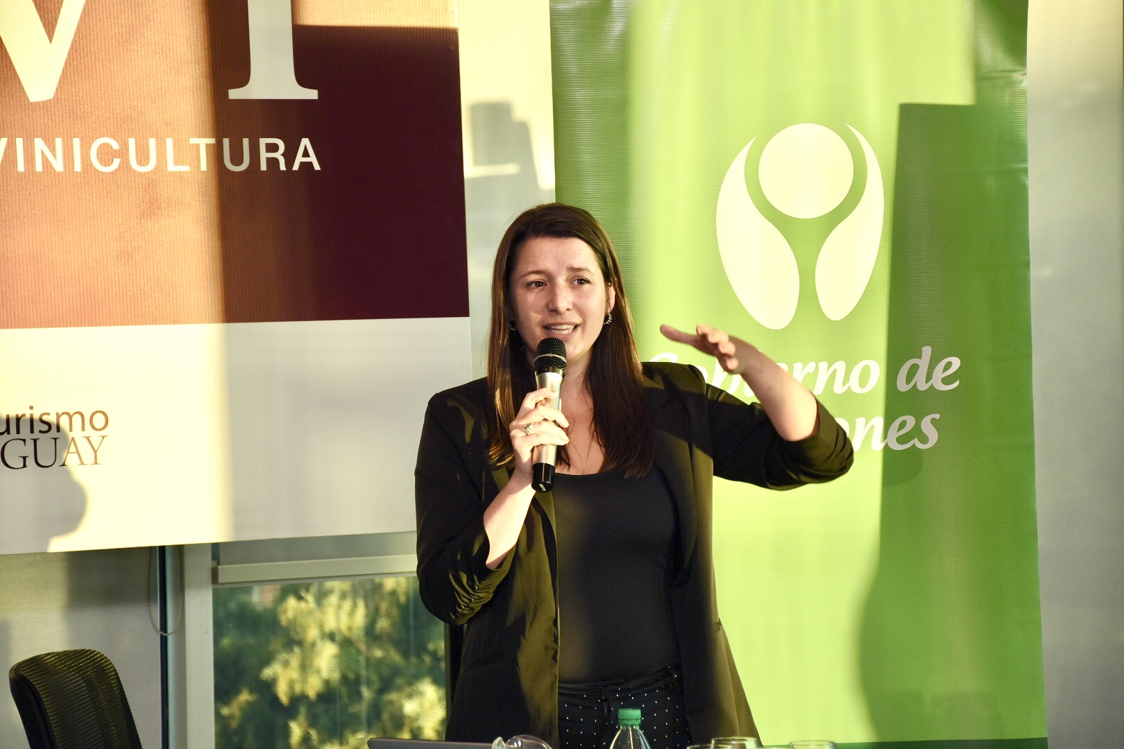 Directora técnica del proyecto Centro de Rehabilitación del Sur, Natalia Pérez,  en la presentación del avance de obras del Centro de Rehabilitación del Sur 