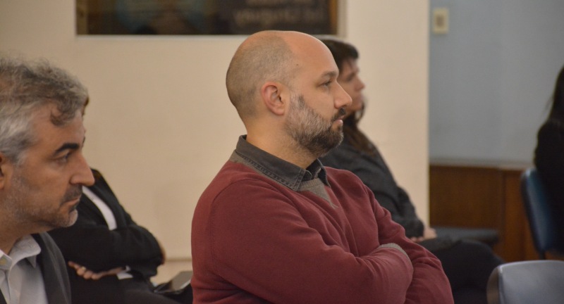 El Responsable de Discapacidad de la Dirección de Desarrollo Humano de la Intendencia, Federico Lezama, en evento de adhesión al compromiso por la inclusión de personas con discapacidad en la Cámara de Comercio y Servicios del Uruguay. El Responsable de Discapacidad de la Dirección de Desarrollo Humano de la Intendencia, Federico Lezama, en evento de adhesión al compromiso por la inclusión de personas con discapacidad en la Cámara de Comercio y Servicios del Uruguay.