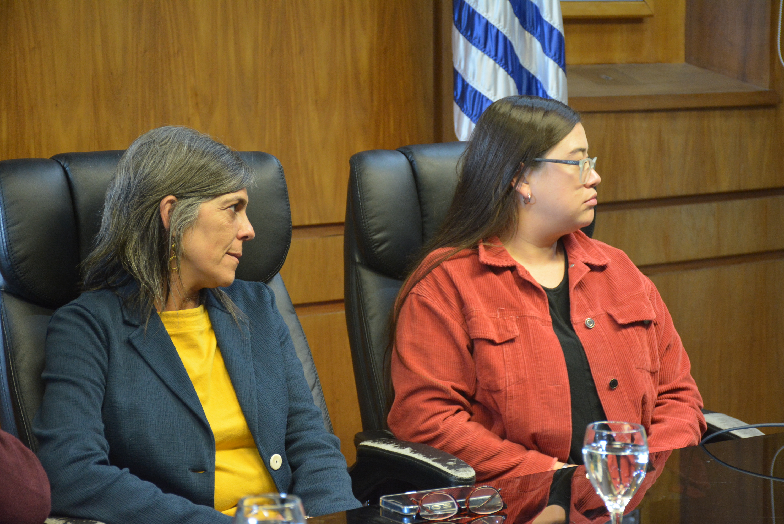 Pro Secretaria General, Lic. Silvana Nieves, Secretaria del Interior del PIT-CNT, Mariana Píriz, en el lanzamiento del Día Nacional del Trabajador y la Trabajadora Rural, que se celebrará en Canelones Pro Secretaria General, Lic. Silvana Nieves, Secretaria del Interior del PIT-CNT, Mariana Píriz, en el lanzamiento del Día Nacional del Trabajador y la Trabajadora Rural, que se celebrará en Canelones.