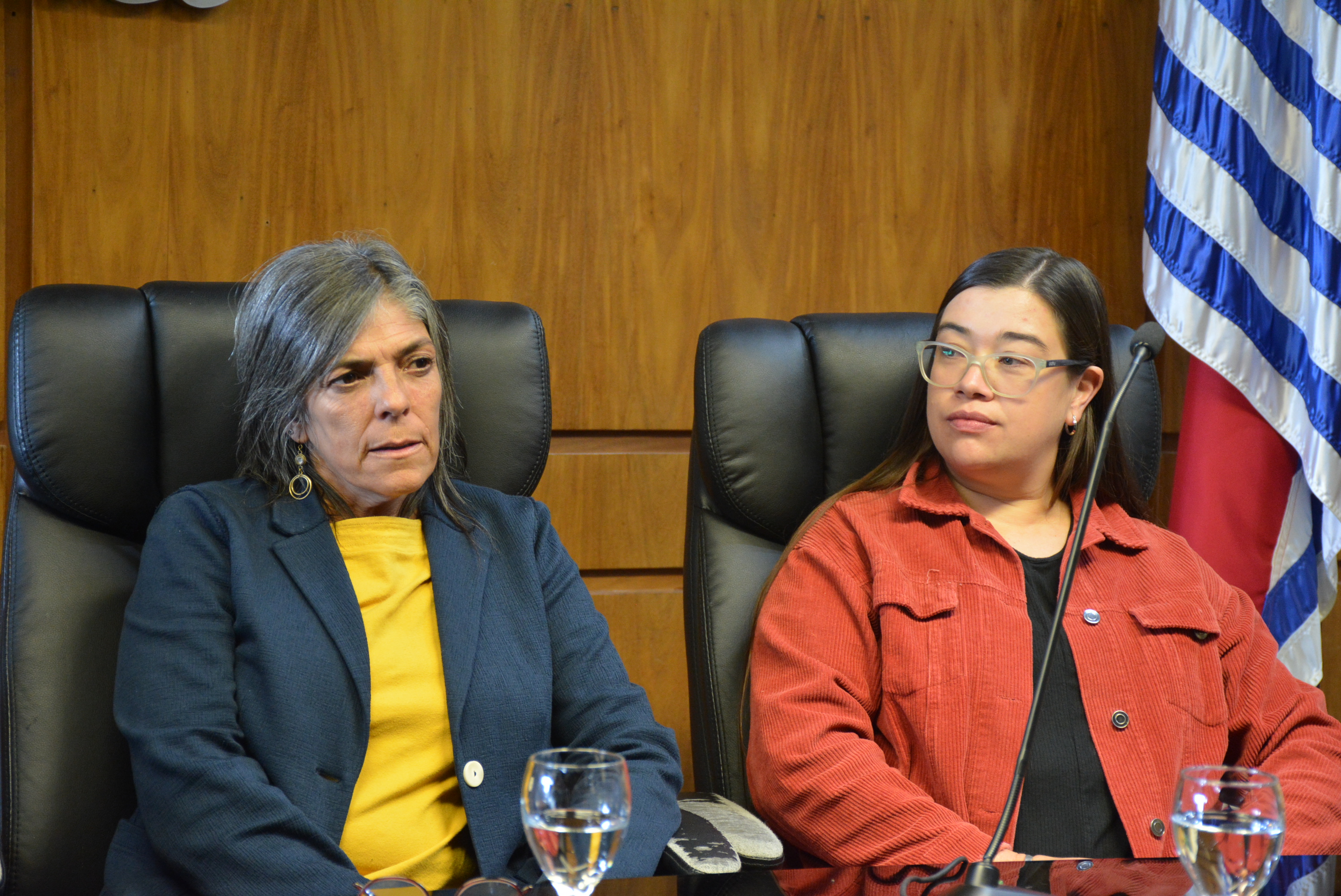 Pro Secretaria General, Lic. Silvana Nieves, Secretaria del Interior del PIT-CNT, Mariana Píriz, en el lanzamiento del Día Nacional del Trabajador y la Trabajadora Rural, que se celebrará en Canelones. Pro Secretaria General, Lic. Silvana Nieves, Secretaria del Interior del PIT-CNT, Mariana Píriz, en el lanzamiento del Día Nacional del Trabajador y la Trabajadora Rural, que se celebrará en Canelones.