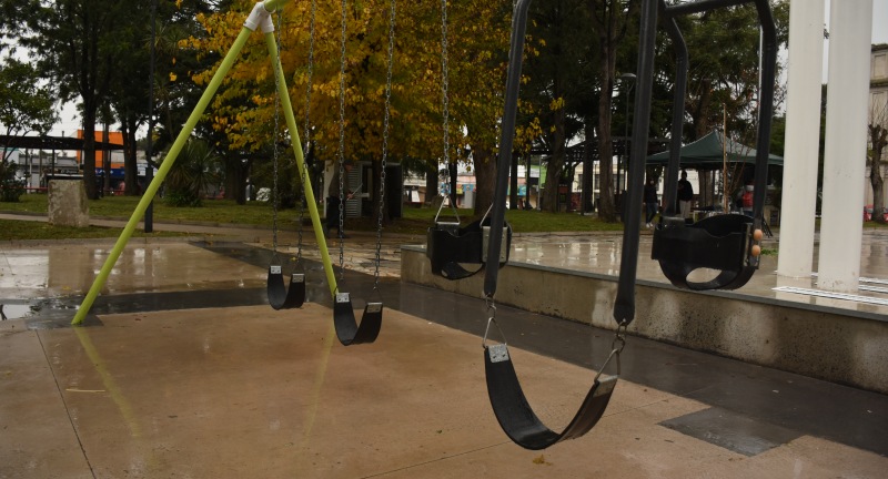 Sauce celebró la inauguración de las obras de remodelación de su plaza principal