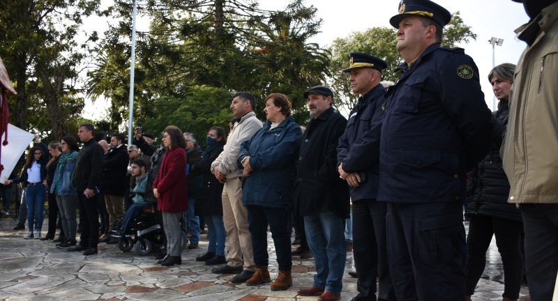 Sauce celebró la inauguración de las obras de remodelación de su plaza principal