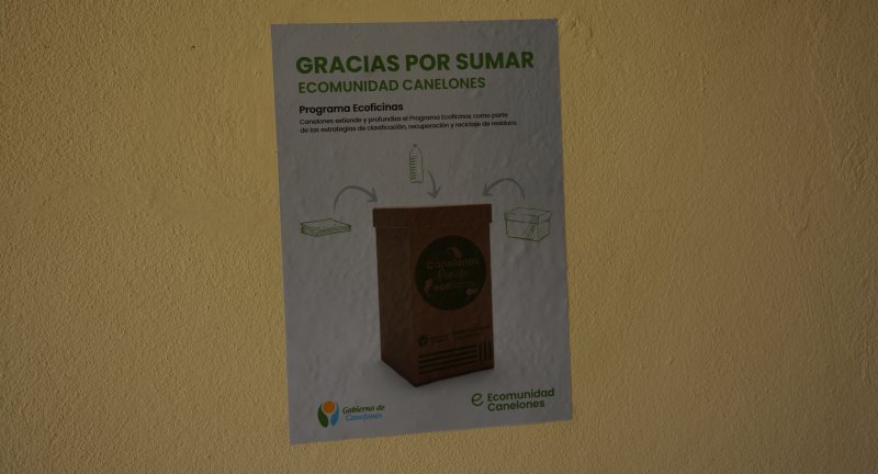 Se relanzó el Programa Ecoficinas en el Centro Canario de la ciudad de Canelones