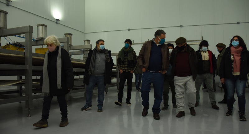 Recorrida del Intendente de Canelones, Yamandú Orsi, por la planta de Urulact en el Día del Trabajador de la Industria Láctea Recorrida del Intendente de Canelones, Yamandú Orsi, por la planta de Urulact en el Día del Trabajador de la Industria Láctea