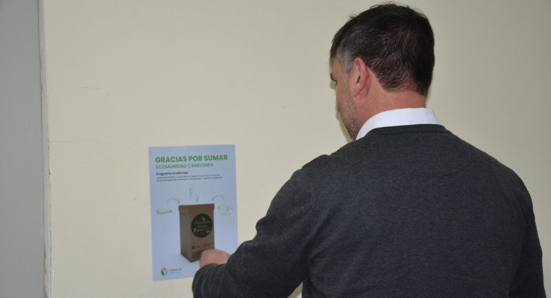Se relanzó el Programa Ecoficinas en el Centro Canario de la ciudad de Canelones