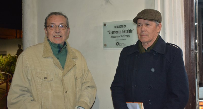 Se realizó la reapertura de la biblioteca Clemente Estable en Santa Lucía