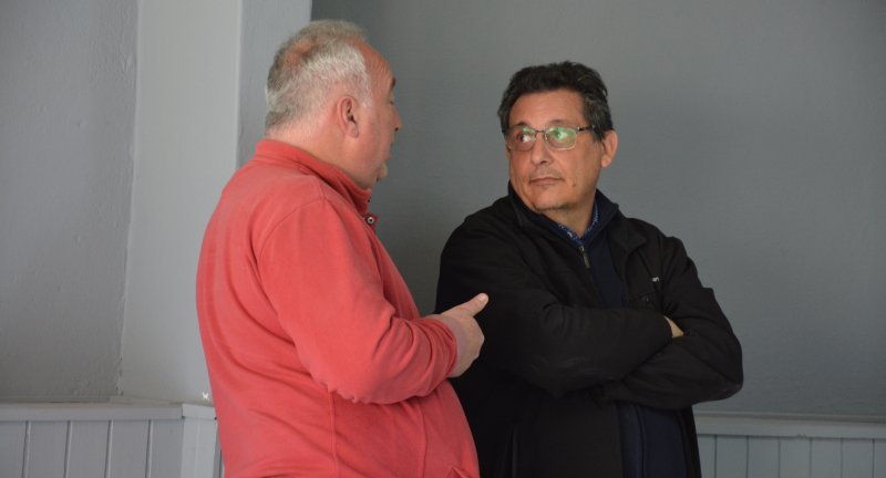 Director de Tránsito y Seguridad Vial, Gustavo Mobilio, en el taller de sensibilización para usuarios de motocicletas en Santa Lucía Director de Tránsito y Seguridad Vial, Gustavo Mobilio, en el taller de sensibilización para usuarios de motocicletas en Santa Lucía
