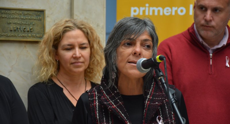 Pro Secretaria General, As. Soc. Silvana Nieves, en el lanzamiento de agenda de actividades en el marco del mes de la prevención del cáncer de mama Pro Secretaria General, As. Soc. Silvana Nieves, en el lanzamiento de agenda de actividades en el marco del mes de la prevención del cáncer de mama