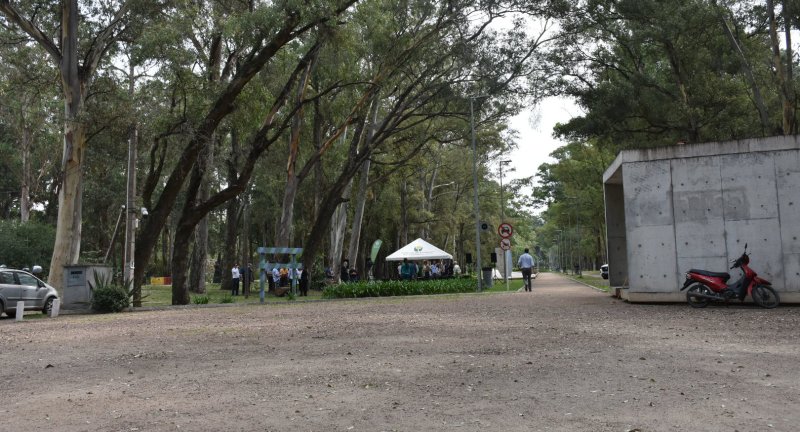 Plano general del Paseo Pelouse Racine, lugar donde se realizó el lanzamiento