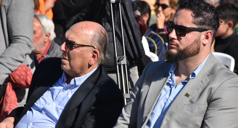 Ex Intendente de Canelones Marcos Carámbula junto Director de Agencia y Convivencia Ciudadana, Rodrigo Amengual Ex Intendente de Canelones Marcos Carámbula junto Director de Agencia y Convivencia Ciudadana, Rodrigo Amengual