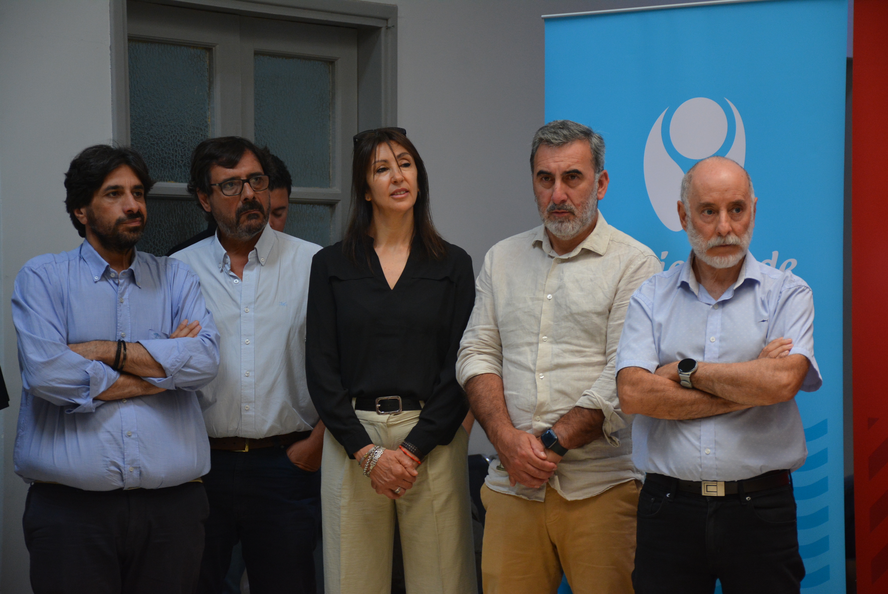 Parte del equipo de gobierno en el saludo de fin de año Parte del equipo de gobierno en el saludo de fin de año