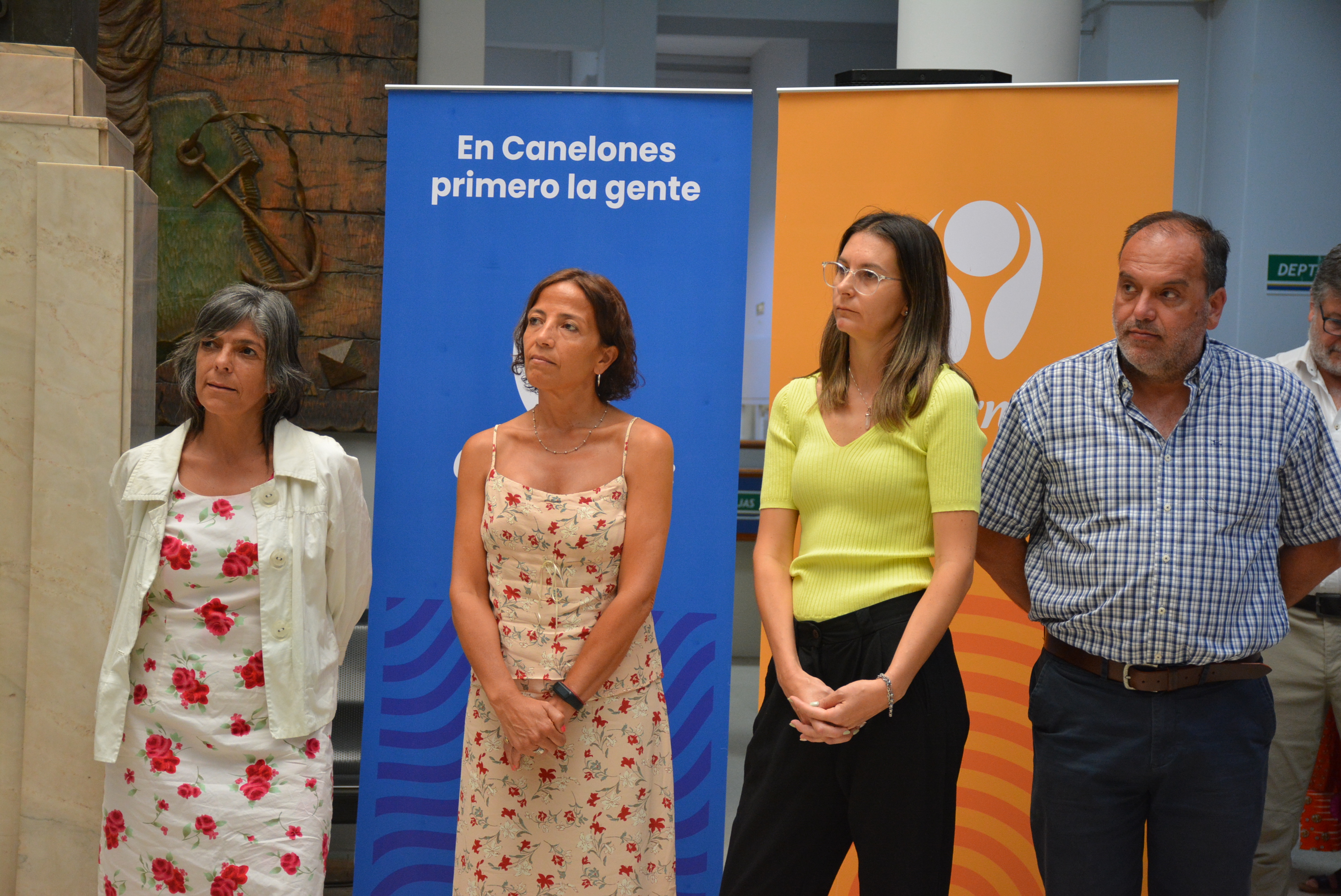 Parte del equipo de gobierno en el saludo de fin de año Parte del equipo de gobierno en el saludo de fin de año