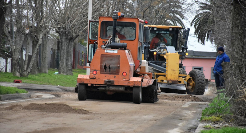 Se ejecutan obras de reacondicionamiento en barrio Centenario de Pando