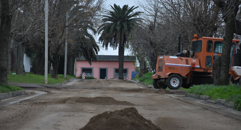 Se ejecutan obras de reacondicionamiento en barrio Centenario de Pando