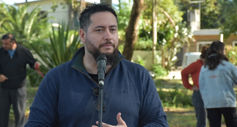 El Director General de la Agencia de Vivienda y Convivencia Ciudadana, Rodrigo Amengual, en la inauguración parque Alfredo Zitarrosa en Ciudad de la Costa El Director General de la Agencia de Vivienda y Convivencia Ciudadana, Rodrigo Amengual, en la inauguración parque Alfredo Zitarrosa en Ciudad de la Costa