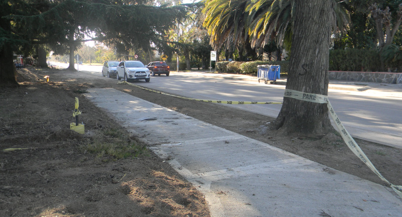 Se ejecutan obras de reacondicionamiento en plazoleta Legnani-Clavarino de Santa Lucía