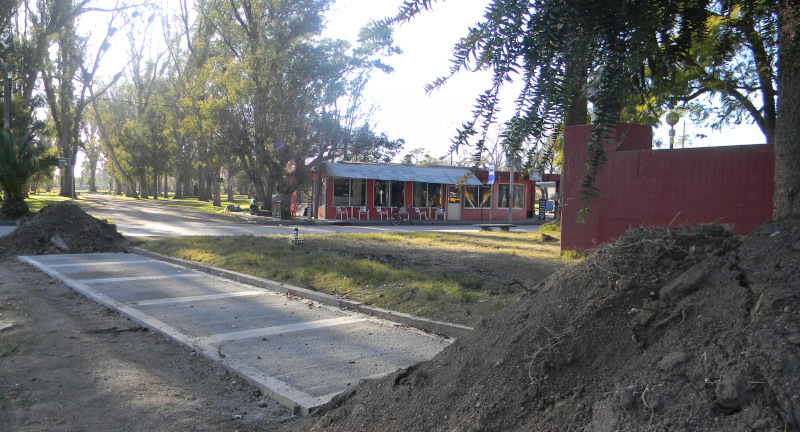 Se ejecutan obras de reacondicionamiento en plazoleta Legnani-Clavarino de Santa Lucía