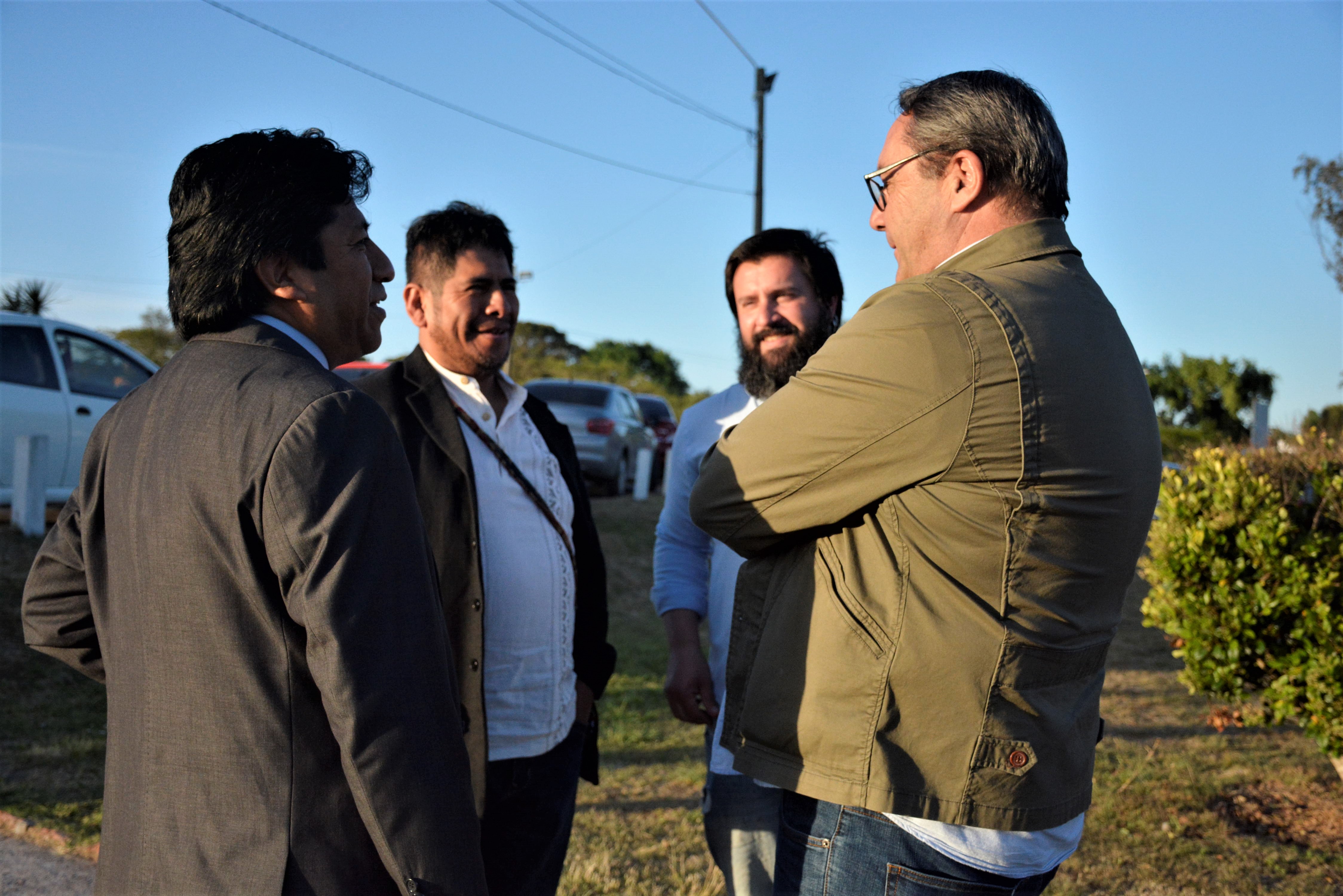 Elmer Catarina, Carlos Garolla, Manuel Meléndez y Juan Carlos Cordero
