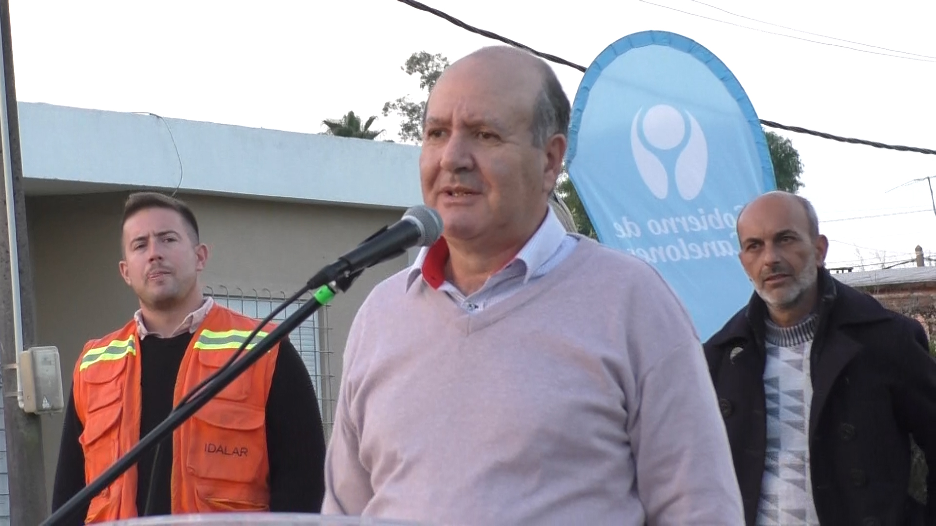 Se realizó la inauguración de obra de pavimentación en Empalme Olmos y Villa Olmos