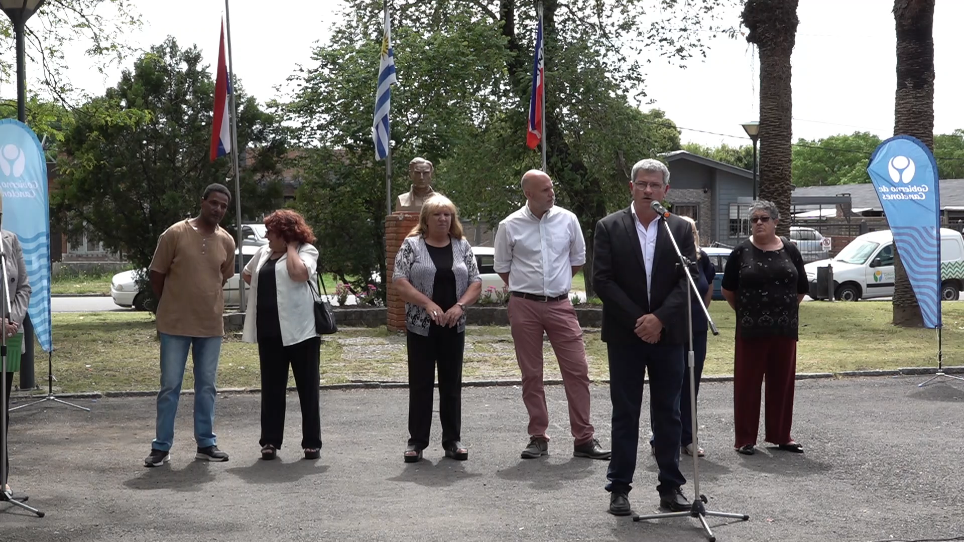 Autoridades en la conmemoración de los 133 años de Toledo