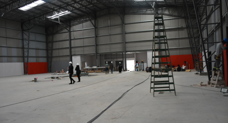Las obras del Gimnasio Polideportivo de Ciudad de la Costa se desarrollan a buen ritmo Las obras del Gimnasio Polideportivo de Ciudad de la Costa se desarrollan a buen ritmo