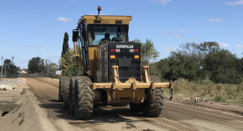 Obras en camino Paso del Medio del Municipio de Las Piedras