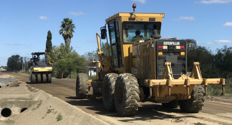 Obras en camino Paso del Medio del Municipio de Las Piedras