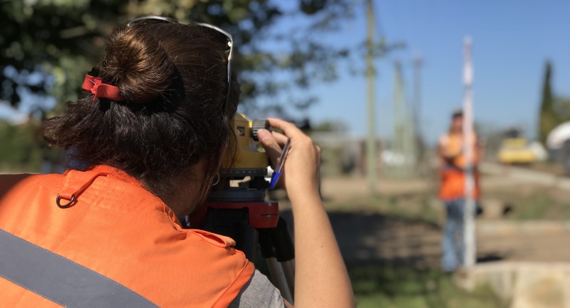 Obras en camino Paso del Medio del Municipio de Las Piedras