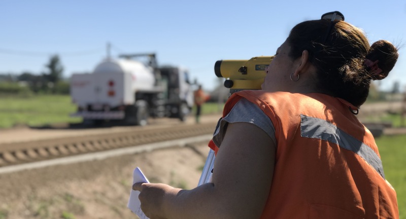 Obras en camino Paso del Medio del Municipio de Las Piedras