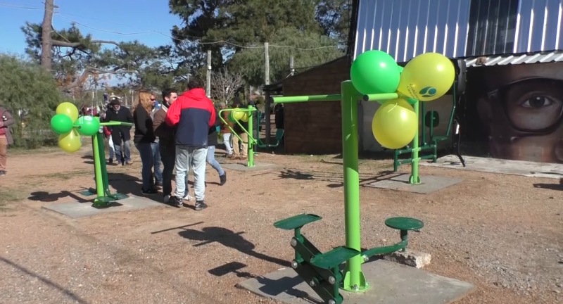 Inauguración de estación saludable en Cuchilla Alta Inauguración de estación saludable en Cuchilla Alta