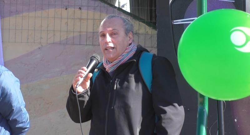 El Alcalde del Municipio de la Floresta, Nestor Erramuspe, en la inauguración de estación saludable en Cuchilla Alta El Alcalde del Municipio de la Floresta, Nestor Erramuspe, en la inauguración de estación saludable en Cuchilla Alta